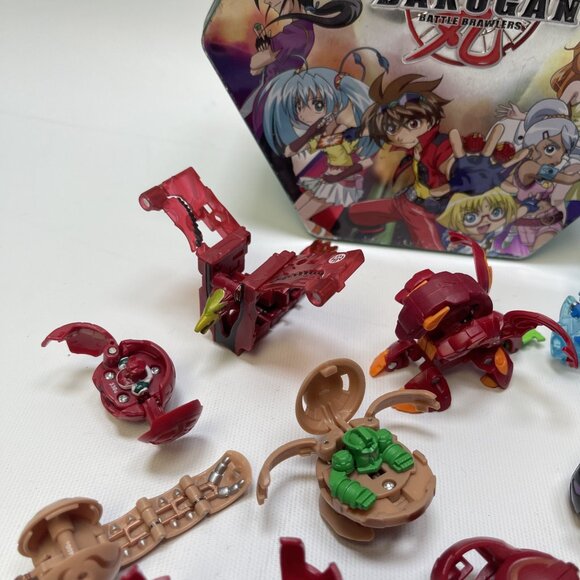 Bakugan Battle Brawlers Lot +10 Pieces Figures With Original Bakugan Metal Case - Picture 3 of 7